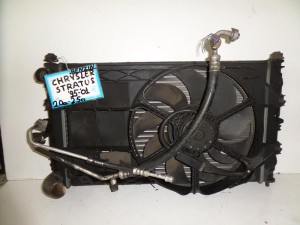 Chrysler Stratus 1995-2001 2.0cc-2.5cc βενζίνη ψυγείο κομπλέ (νερού-air condition-βεντιλατέρ)